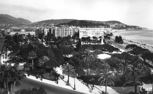 Ansicht der Albert I Gärten, Nizza, Südfrankreich, frühes 20. Jahrhundert