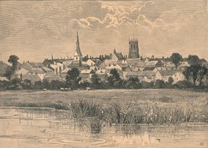 Ansicht von Dorchester, 19. Jahrhundert von Unbekannt