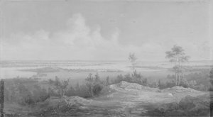 Ansicht von New York von New Jersey, ca. 1850
