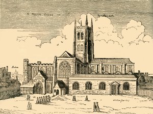 Ansicht von St. Mary Overy, um 1878 von Unbekannt