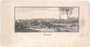 Ansicht von Tartu, 1800 von Unbekannt