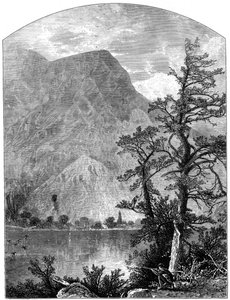 Ansicht eines Ausläufers der Blue Mountains, Delaware Water Gap, New Jersey, USA, 1877