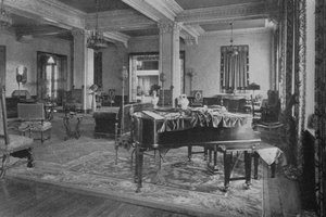 Ansicht der Lounge, Gaylord Apartments, Los Angeles, Kalifornien, 1924 von Unbekannt