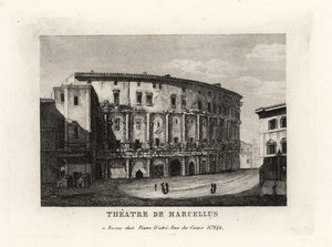 Ansicht des Theaters des Marcellus, Rom