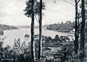 Blick auf den Lane Cove River, um 1900 von Unbekannt