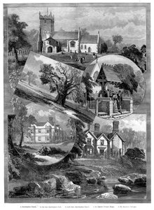 Ansichten von Sandringham, Norfolk, 1887 von Unbekannt