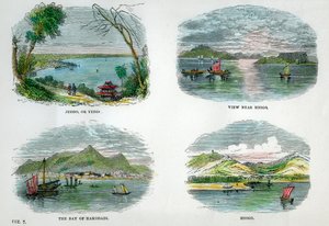 Ansichten der wichtigsten Städte und Häfen Japans