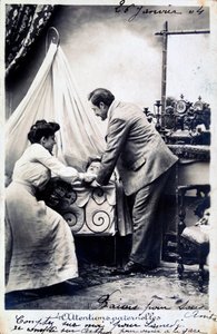 Französische Vintage-Postkarte, um 1900
