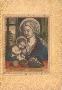 Jungfrau und Kind, Folio aus dem Bellini-Album, ca. 1600