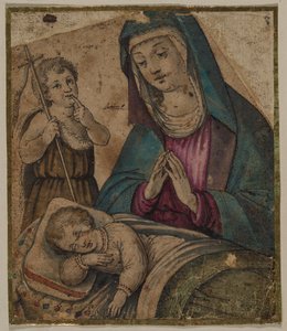 Jungfrau und Kind mit dem Heiligen Johannes, 1500er
