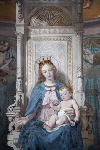 Gemälde der Jungfrau und des Kindes in der Kirche San Filippo Neri, Turin, Italien von Unbekannt