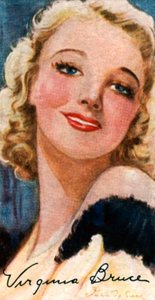 Virginia Bruce, 1910-1982, amerikanische Schauspielerin und Sängerin, 20. Jahrhundert