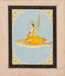 Vishnu als Fisch-Avatar, Matsya von Unbekannt