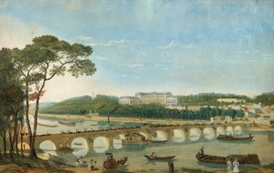 Besuch von König Franz I. und der Königin von Neapel bei Karl X. in St. Cloud, Mai 1830 von Unbekannt