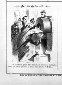 Besuch der Iwakura-Mission im Krupp-Werk in Essen, 1873
