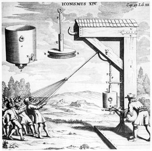 Von Guerickes Demonstration der Stärke eines Vakuums von Unbekannt