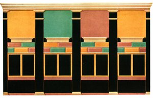 Wanddekoration, Pompeji, Italien, 1928 von Unbekannt