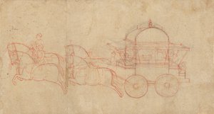 Kriegsschariot, Mitte des 19. Jahrhunderts von Unbekannt