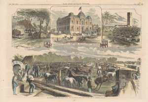 Kriegsskizzen in der Hauptstadt, 1862 von Unbekannt
