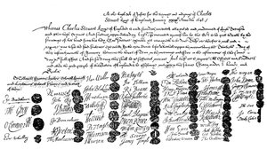 Befehl zur Hinrichtung von König Charles, 1648, 1909 von Unbekannt