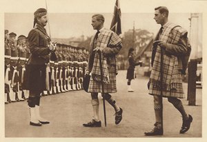 Das Balmoral-Tartan tragen, Balmoral, 1936-1937