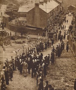 Empfang in Monmouthshire - König Edward in Abertillery, Nov 1936, 1937 von Unbekannt