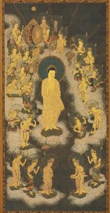 Willkommener Abstieg von Amida Buddha, 1300-33