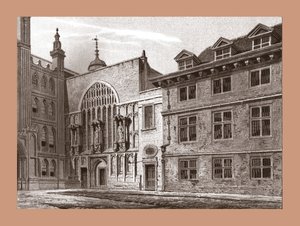 Westfront der Guildhall-Kapelle, 1886