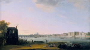 Westminster Bridge und Whitehall von Lambeth, ca. 1775