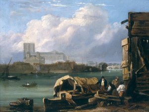 Westminster von Lambeth, nach 1827 von Unbekannt