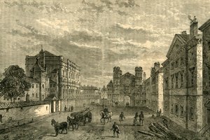 Whitehall, Blick auf das Holbein-Tor, 1881