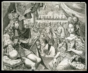 Wilhelm III. und Maria II., König und Königin von Großbritannien und Irland, um 1689