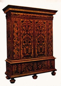William und Mary Marketerie-Schrank