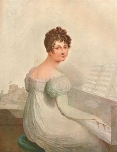 Windsor Castle, 1821. Georgina Quentin, Geliebte von König George IV 1762-1830, 1911