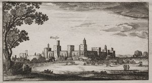 Schloss Windsor von Südosten, 1600er Jahre