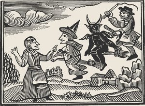 Hexen, aus Die unsichtbare Welt von Cotton Mather, 1689