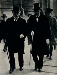Mit David Lloyd George, 1917 von Unbekannt