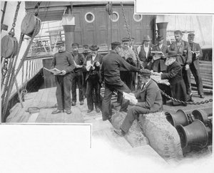 Mit Jack auf See, St Andrews Waterside Mission, London, um 1903 von Unbekannt