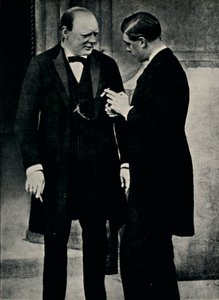 Mit König Edward VIII, 1936, 1945 von Unbekannt