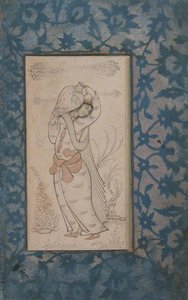 Frau mit einer Vase