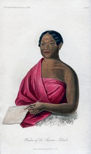Frau von den Samoa-Inseln, 1848 von Unbekannt