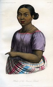 Frau von den Marianeninseln, 1848 von Unbekannt
