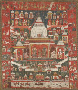 Verehrung von Lord Jagannatha in seinem Tempel in Puri, erste Hälfte des 18. Jahrhunderts