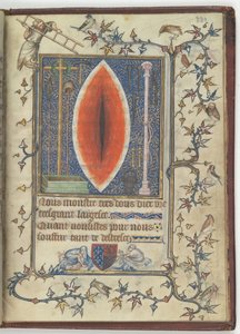 Wunde Christi aus dem Psalter und Gebetbuch von Bonne de Luxembourg, ca. 1345