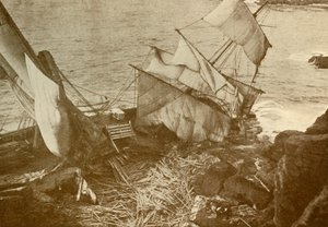 Gestrandet am Lizard, ca. 1930