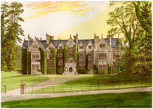Wroxton Abbey, Oxfordshire, Heimat der Familie North, um 1880 von Unbekannt