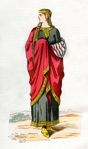 Junge Frau der späten Karolinger-Dynastie, ca. 990, 1882-1884