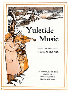 Weihnachtsmusik der Stadtkapelle, 1910 von Unbekannt