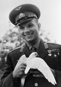 Juri Gagarin, russischer Kosmonaut, ca. 1963-1964
