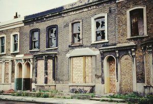 Zugemauerte Häuser, Camberwell, 1967 von Unbekannt Unbekannt